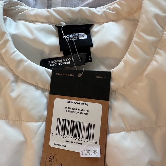 The North Face Women's Harway Collarless Midi Jacket Antelope Tan Size Large NWT - Picture 7 of 8